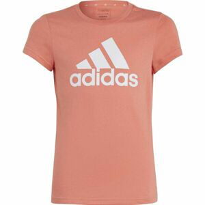 adidas ESS BL T Dievčenské tričko, oranžová, veľkosť 164