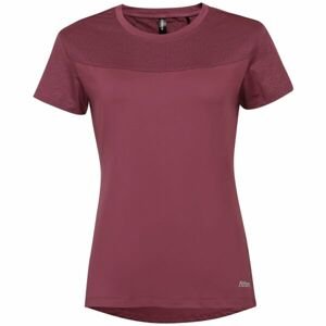 Fitforce VENNY Dámske fitness tričko, vínová, veľkosť XL