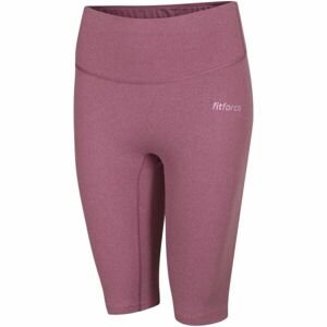 Fitforce XANTYPA Dámske  fitness šortky, ružová, veľkosť L