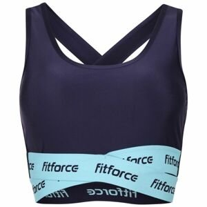 Fitforce SAGANA Dámska fitness podprsenka, tmavo modrá, veľkosť M