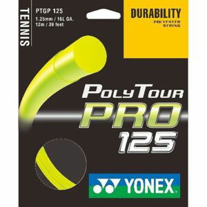 Yonex POLY TOUR PRO 125 Tenisový výplet, žltá, veľkosť