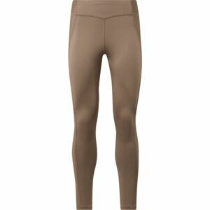 Reebok YOGA HR RIB TIGHT Dámske legíny, béžová, veľkosť M