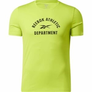 Reebok TRAINING ESSENTIAL GRAPHIC TEE REEBOK READ Dámske tričko, žltá, veľkosť L