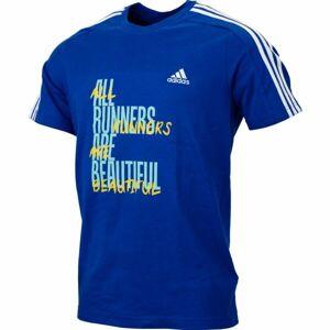 adidas 3S SJ T Pánske tričko, tmavo modrá, veľkosť 2XL