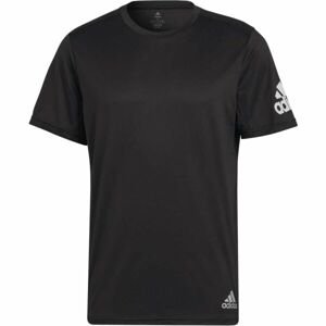 adidas RUN IT TEE Pánske bežecké tričko, čierna, veľkosť S