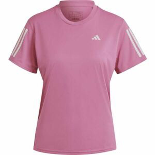 adidas OWN THE RUN TEE Dámske bežecké tričko, ružová, veľkosť XL