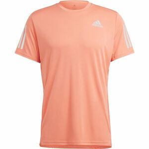 adidas Pánske bežecké tričko Pánske bežecké tričko, oranžová, veľkosť S