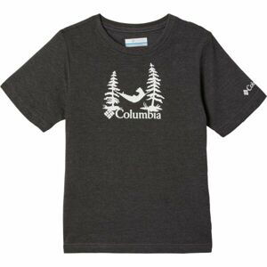 Columbia VALLEY CREED SHORT SLEEVE GRAPHIC SHIRT Detské tričko, čierna, veľkosť L