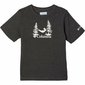Columbia VALLEY CREED SHORT SLEEVE GRAPHIC SHIRT Detské tričko, čierna, veľkosť XL