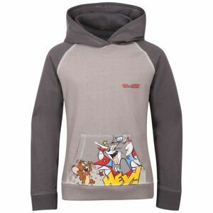 TOM AND JERRY TOM JERRY SMILE HOODIE-B Detská mikina, tmavo sivá, veľkosť 116-122