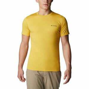 Columbia ZERO RULES SHORT Pánske tričko, žltá, veľkosť L