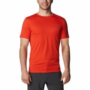 Columbia ZERO RULES SHORT Pánske tričko, červená, veľkosť L