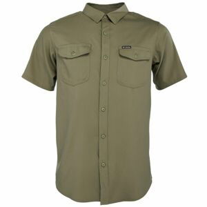 Columbia UNTILIZER™ II SOLID SHORT SLEEVE SHIRT Pánska košeľa, khaki, veľkosť M