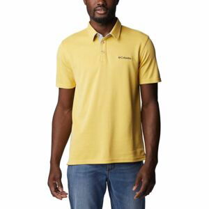 Columbia NELSON POINT POLO Pánske polo tričko, žltá, veľkosť L