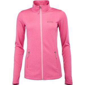 Columbia W PARK VIEW GRID FLEECE FULL ZIP Dámska mikina, ružová, veľkosť L