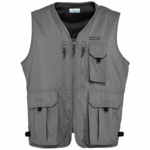 Columbia SILVER RIDGE™ UTILITY VEST Pánska vesta, sivá, veľkosť L