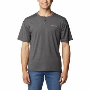 Columbia CORAL RIDGE PERFORMANCE SHORT SLEEVE Pánske tričko, tmavo sivá, veľkosť XL
