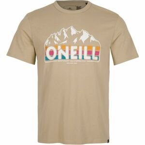 O'Neill OUTDOOR T-SHIRT Pánske tričko, béžová, veľkosť S