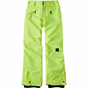 O'Neill ANVIL PANTS Chlapčenské lyžiarske/snowboardové nohavice, reflexný neón, veľkosť 152