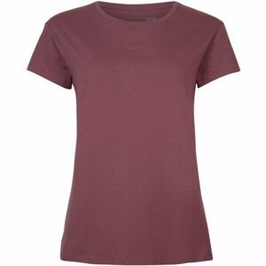 O'Neill ESSENTIALS T-SHIRT Dámske tričko, vínová, veľkosť L
