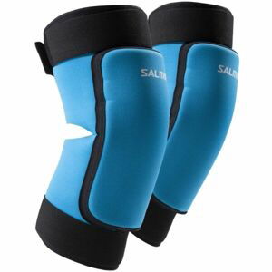 Salming CORE KNEE PADS Brankárske florbalové chrániče, modrá, veľkosť