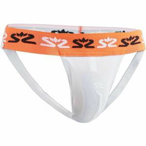 Salming JOCK STRAP E-SERIES JR Juniorský suspenzor, biela, veľkosť os