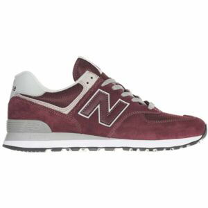 New Balance ML574EVM Pánska voľnočasová obuv, červená, veľkosť 43