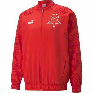 Puma SKS PREMATCH JACKET Pánska futbalová bunda, červená, veľkosť L