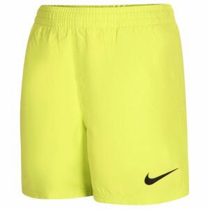Nike ESSENTIAL 4 Chlapčenské kúpacie šortky, reflexný neón, veľkosť L