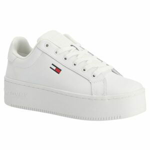 Tommy Hilfiger TOMMY JEANS FLATFORM ESSENTIAL Dámske nízke tenisky, biela, veľkosť 38