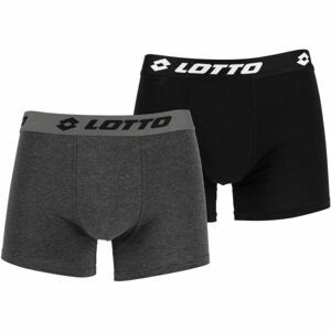 Lotto AUGUSTUS 2PACK Pánske boxerky, čierna, veľkosť L