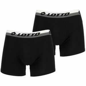 Lotto TRAIANUS 2PACK Pánske boxerky, čierna, veľkosť M