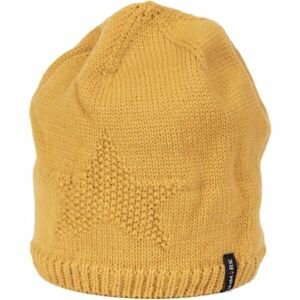 Finmark FC2230 Dámska zimná pletená čiapka, žltá, veľkosť UNI