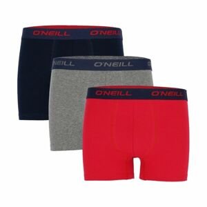 O'Neill BOXER PLAIN 3PACK Pánske boxerky, tmavo sivá, veľkosť M
