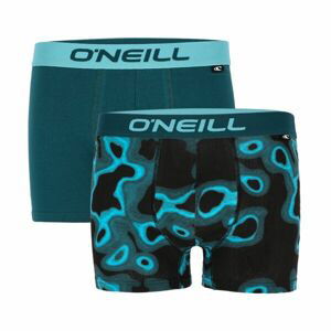 O'Neill MEN BOXER SEA&PLAIN 2PACK Pánske boxerky, tyrkysová, veľkosť M