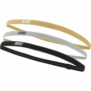 Nike ELASTIC HEADBANDS 2.0 3 PK Čelenka, čierna, veľkosť osfm