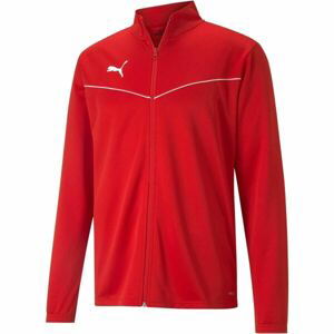 Puma TEAMRISE TRAINING POLY JACKET Pánska mikina, červená, veľkosť XL