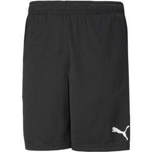 Puma TEAMRISE TRAINING SHORTS JR Chlapčenské futbalové kraťasy, čierna, veľkosť M