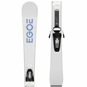 EGOE PASTELO 110 + VIST JUNIOR 7,5 Detské zjazdové lyže, biela, veľkosť 110