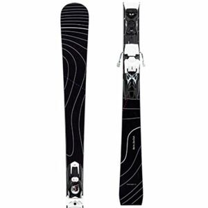 EGOE KONTURA + VIST VSP 412 Zjazdové lyže, čierna, veľkosť 145
