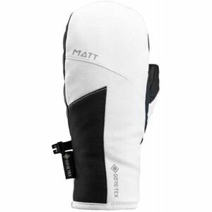 Matt SHASTA GORE-TEX MITTENS Dámske lyžiarske rukavice, biela, veľkosť