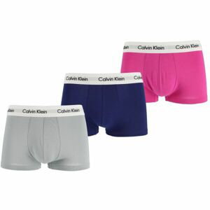 Calvin Klein 3 PACK LO RISE TRUNK Pánske boxerky, sivá, veľkosť XL