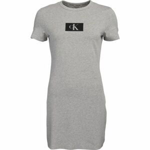 Calvin Klein ´96 LOUNGE-S/S DRESS Dámske šaty, sivá, veľkosť S
