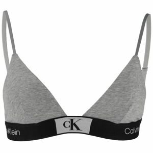 Calvin Klein ´96 COTTON-UNLINED TRIANGLE Dámska podprsenka, sivá, veľkosť L