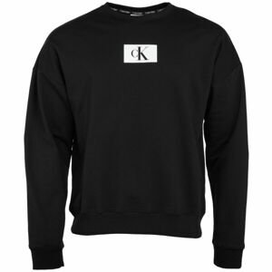 Calvin Klein ´96 TERRY LOUNGE-L/S SWEATSHIRT Pánska mikina, čierna, veľkosť L