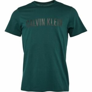 Calvin Klein S/S CREW NECK GRY Pánske tričko, tmavo zelená, veľkosť M
