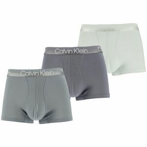 Calvin Klein TRUNK 3PK Pánske boxerky, sivá, veľkosť XXL