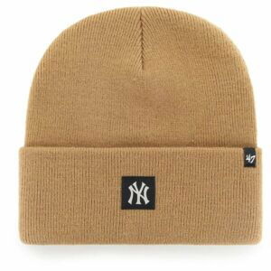 47 MLB NEW YORK YANKEES COMPACT ALT CUFF KNIT Zimná čiapka, béžová, veľkosť os