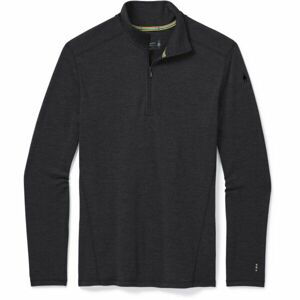 Smartwool M CLASSIC THERMAL MERINO BL 1/4 ZB Pánske tričko, tmavo sivá, veľkosť L