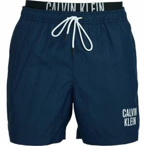 Calvin Klein INTENSE POWER-MEDIUM DOUBLE WB Pánske kúpacie šortky, tmavo modrá, veľkosť M